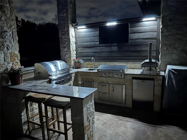 2904 Kodiak Cv, Cedar Park, TX 78613 - view of patio with exterior kitchen