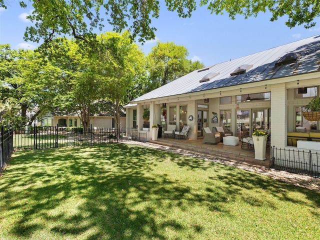 106 Southern Spur, Horseshoe Bay, TX 78657 - view of yard featuring a patio area