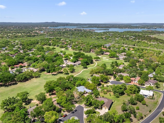 106 Southern Spur, Horseshoe Bay, TX 78657 - aerial view of residential area featuring a large body of water and a local golf course