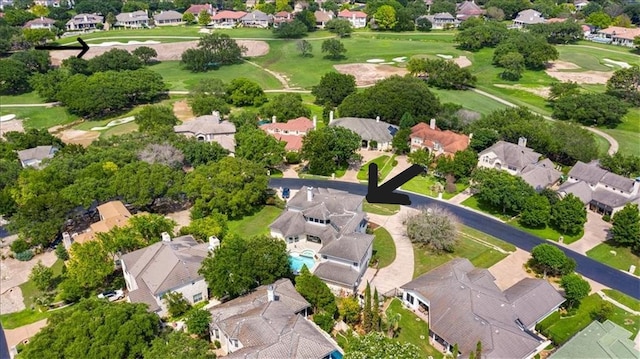 29 Tiburon Dr, The Hills, TX 78738 - aerial view of property and surrounding area with nearby suburban area and a golf club