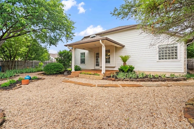 10500 Hendon St, Austin, TX 78748 - rear view of house with a patio