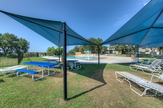10500 Hendon St, Austin, TX 78748 - surrounding community featuring a pool and a patio