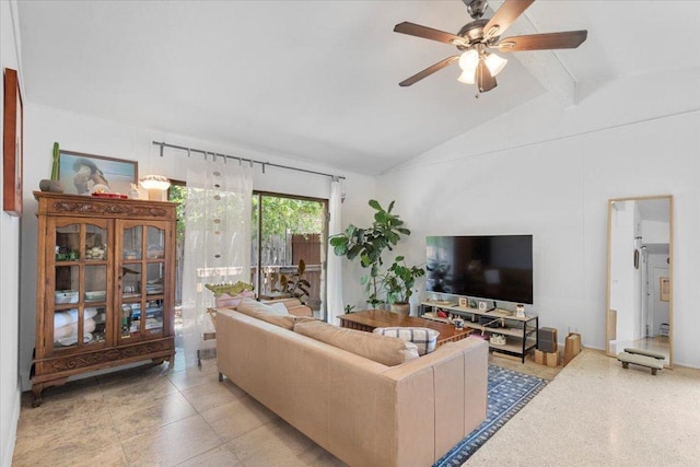 8900 Tina Ct, Austin, TX 78758 - living area with a ceiling fan