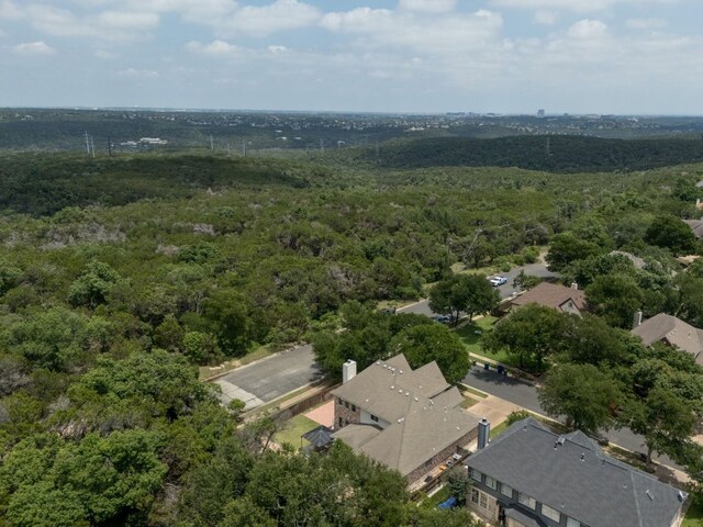 8132 Amelia Cv, Austin, TX 78750 - aerial view of property and surrounding area with a forest