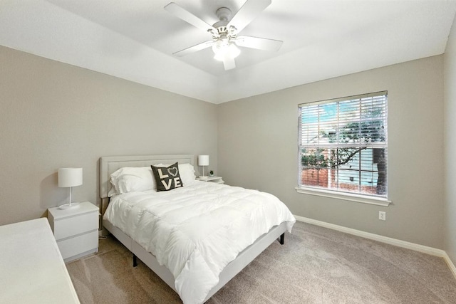 10220 N Chestnut Ridge Rd, Austin, TX 78726 - bedroom featuring carpet floors, baseboards, and a ceiling fan