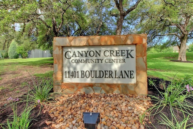 10220 N Chestnut Ridge Rd, Austin, TX 78726 - view of community / neighborhood sign