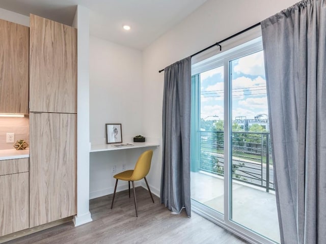 4802 S Congress Ave Unit 310, Austin, TX 78745 - office space featuring light wood-style flooring and recessed lighting