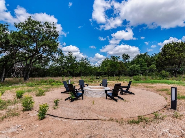4802 S Congress Ave Unit 310, Austin, TX 78745 - view of home's community with a fire pit