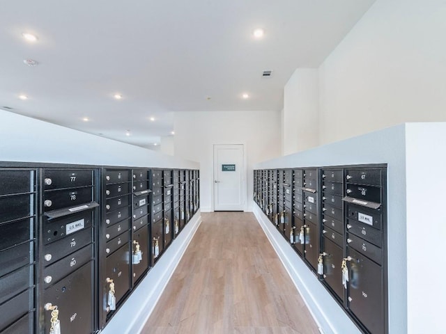4802 S Congress Ave Unit 310, Austin, TX 78745 - view of home's community with mail area and recessed lighting