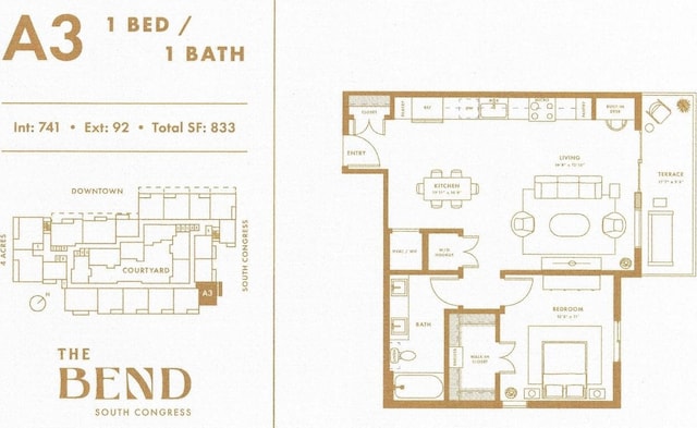 4802 S Congress Ave Unit 310, Austin, TX 78745 - view of home floor plan