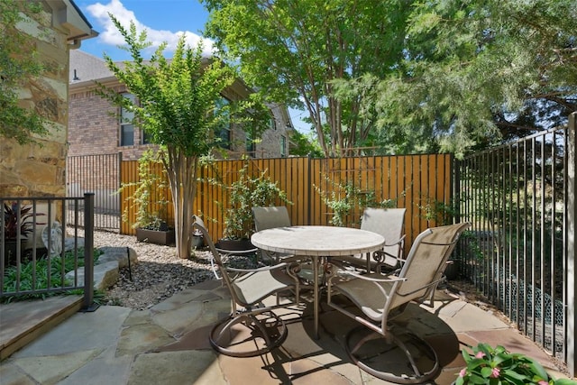 5700 Cherokee Draw Rd, Austin, TX 78738 - view of patio with outdoor dining space