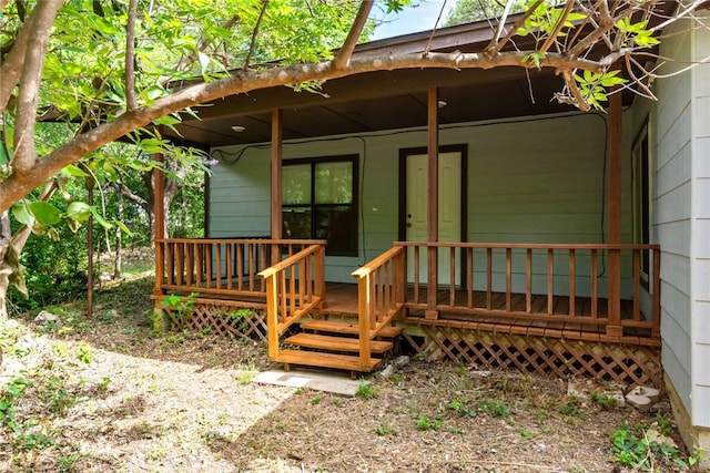 17903 Lafayette Park Rd, Jonestown, TX 78645 - view of wooden porch