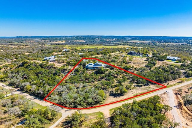 165 Highridge Ln, Fredericksburg, TX 78624 - view of property location with property parcel outlined