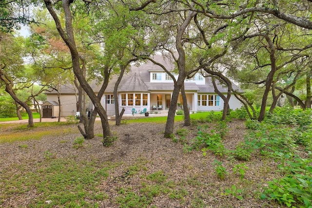 9301 San Lucas Dr, Austin, TX 78737 - view of front of property with stucco siding