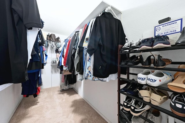 585 Siebert Dr, Kyle, TX 78640 - walk in closet with carpet