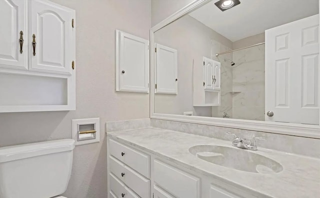 1709 Greenlawn Blvd, Round Rock, TX 78664 - full bathroom with vanity, toilet, and a shower