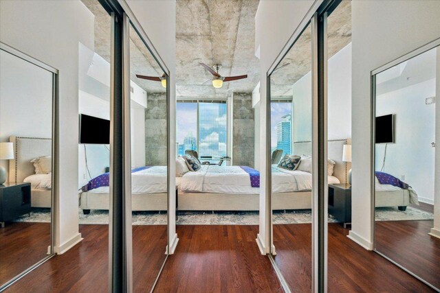 360 Nueces St Unit 3309, Austin, TX 78701 - bedroom with wood finished floors