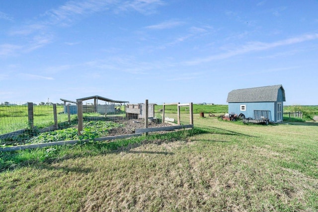 200 County Road 358, Granger, TX 76530 - view of grassy yard featuring a vegetable garden and a view of countryside