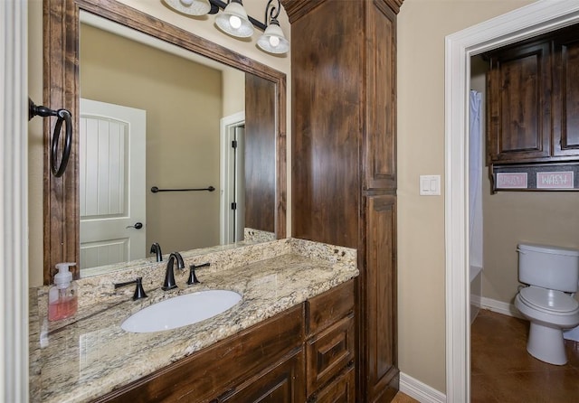 2543 Fm 975, Caldwell, TX 77836 - full bath featuring vanity, toilet, and baseboards