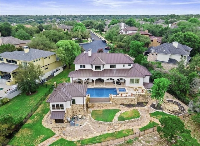 12529 Verandah Ct, Austin, TX 78726 - aerial perspective of suburban area