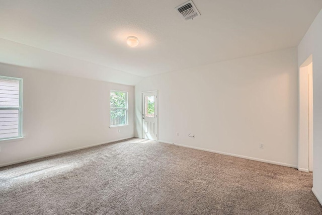 14309 Deaf Smith Blvd, Austin, TX 78725 - carpeted empty room featuring lofted ceiling and baseboards