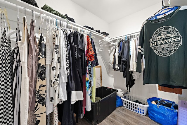 1601 Faro Dr Unit 303, Austin, TX 78741 - spacious closet with wood finished floors