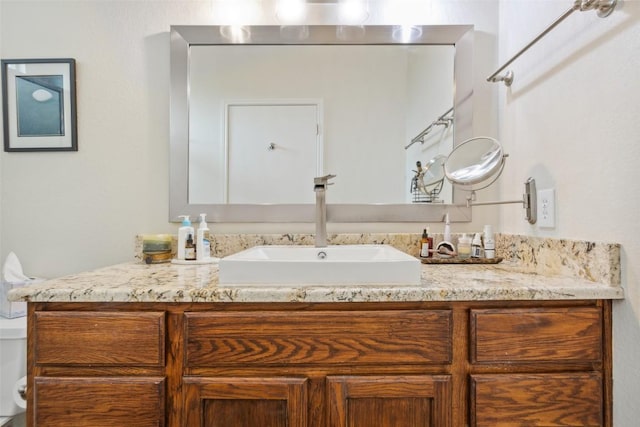 131 Nolan Dr, Georgetown, TX 78633 - bathroom featuring vanity and toilet