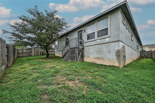 14925 Via Del Corso Dr, Austin, TX 78738 - back of property with stucco siding
