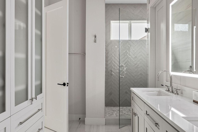 13410 Galleria Cir, Austin, TX 78738 - bathroom with double vanity and a shower stall