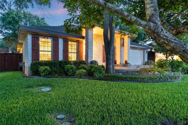 3109 Sesbania Dr, Austin, TX 78748 - view of front facade with an attached garage and brick siding