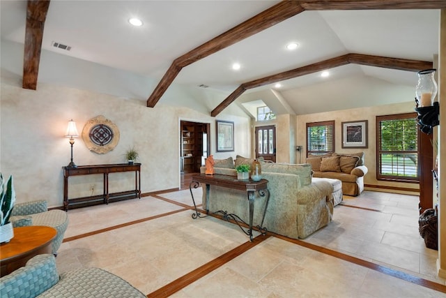 3109 Sesbania Dr, Austin, TX 78748 - living area with inlaid floor details, baseboards, and recessed lighting