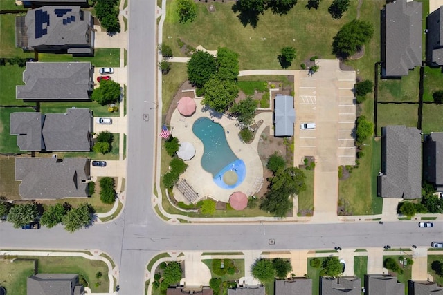 1608 Torre St, Leander, TX 78641 - aerial overview of property's location featuring a pool area