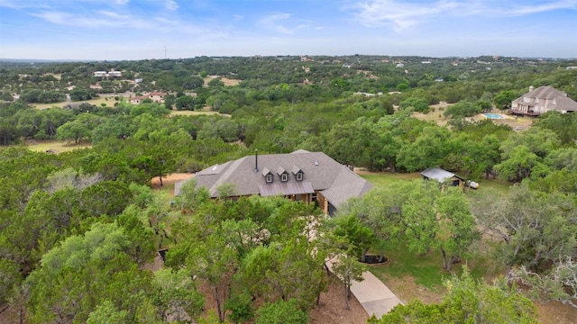 321 Hannah Dr, Dripping Springs, TX 78620 - aerial overview of property's location featuring a forest