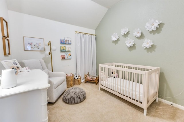 13532 Utah Flats Dr, Austin, TX 78727 - carpeted bedroom with a nursery area and lofted ceiling