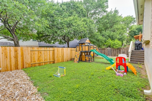 13532 Utah Flats Dr, Austin, TX 78727 - view of play area with stairs