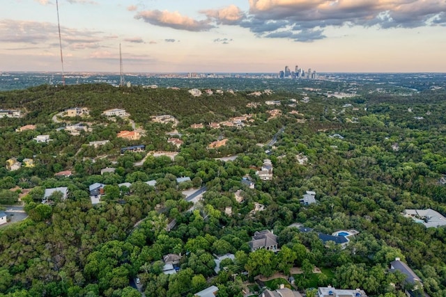 907 The High Rd, Austin, TX 78746 - view of aerial view at dusk