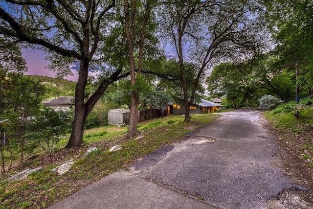 907 The High Rd, Austin, TX 78746 - view of front of home with driveway