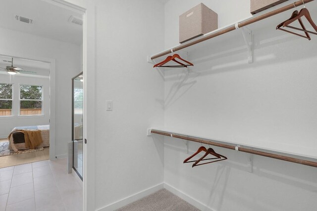 2705 Sage Ranch Dr Unit 2, Leander, TX 78641 - walk in closet with a ceiling fan