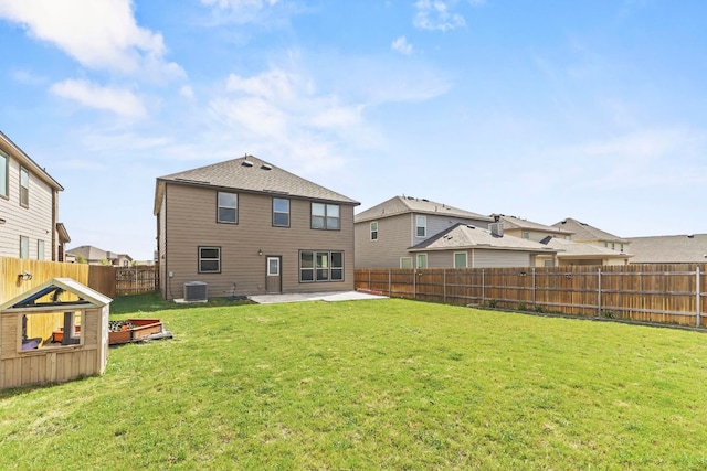18517 Spotted Eagle Ln, Elgin, TX 78621 - rear view of property with a patio area and a fenced backyard