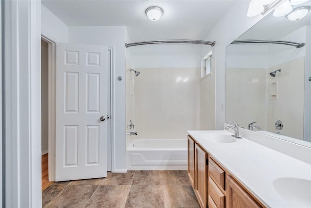 14710 Montoro Dr, Austin, TX 78728 - bathroom with bathtub / shower combination and double vanity
