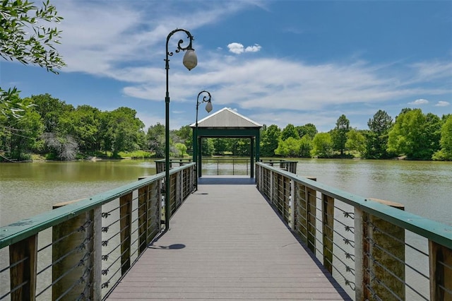 14710 Montoro Dr, Austin, TX 78728 - dock with a gazebo and a water view