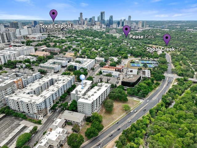 2500 Longview St Unit 112, Austin, TX 78705 - aerial view of skyline