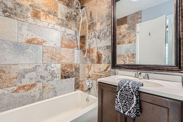 1411 Gracy Farms Ln Unit 113, Austin, TX 78758 - bathroom with vanity and shower / washtub combination