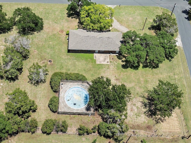 302 Council Rd, Georgetown, TX 78633 - bird's eye view of a pool area