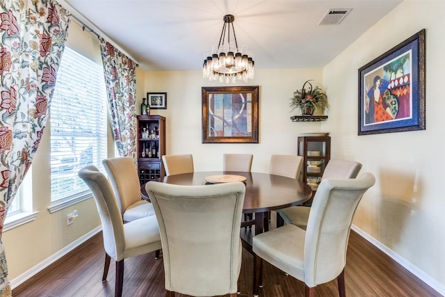 1433 Jenna Ln, Cedar Park, TX 78613 - dining room with baseboards, wood finished floors, and plenty of natural light