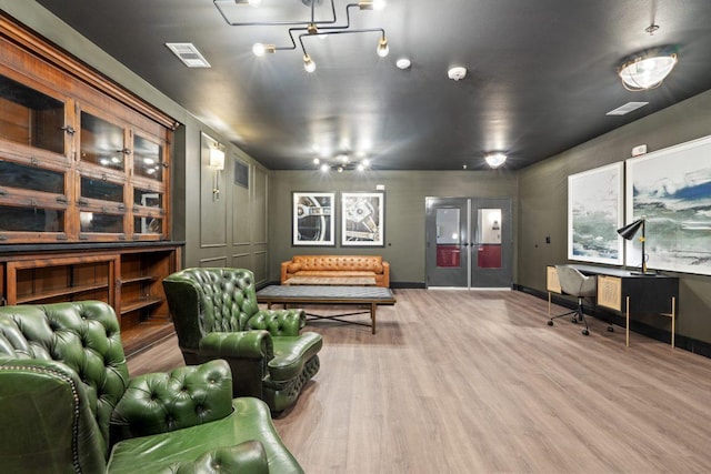 4510 Terryo Ln Unit 139, Austin, TX 78745 - office with wood finished floors and baseboards
