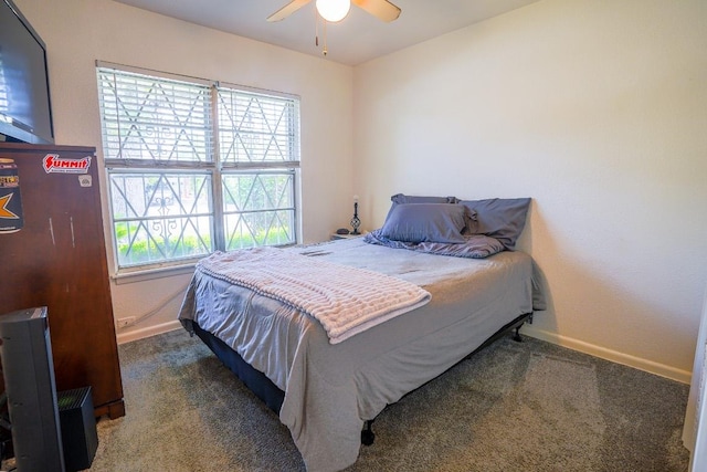 2607 Monticello Ct, San Antonio, TX 78223 - carpeted bedroom with baseboards and ceiling fan
