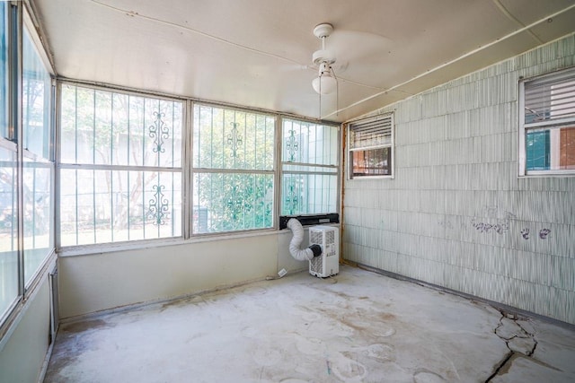 2607 Monticello Ct, San Antonio, TX 78223 - unfurnished sunroom with ceiling fan