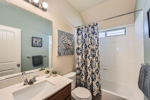 814 Hatton Hill Ct, Austin, TX 78725 - bathroom featuring vanity and shower / bathtub combination with curtain