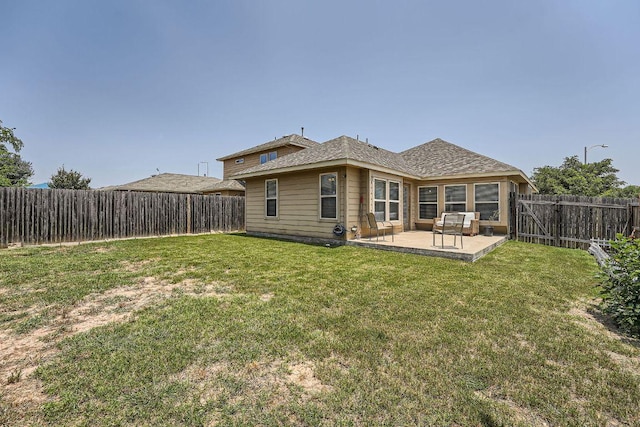814 Hatton Hill Ct, Austin, TX 78725 - rear view of house with a patio